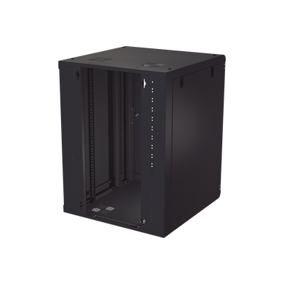 Gabinete de Pared 16U de 635 mm de Profundidad, Rack de 19'' en Acero Reforzado: Compacto y Resistente para Soluciones Profesionales