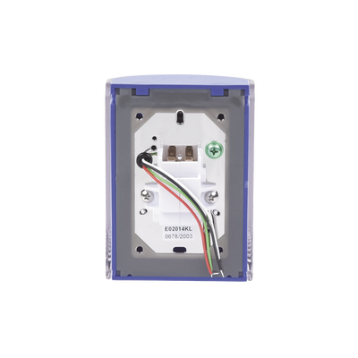 Botón Multipropósito, Emergencia, Reset Con Llave, Bocina Integrada, Español, Tapa De Policarbonato, 2 Relevadores forma C, Interior