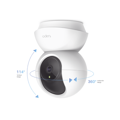 Cámara IP Wi-Fi para hogar, 2 megapixel, audio doble vía, visión nocturna, notificación Push, acepta memoria Micro SD de para grabación.
