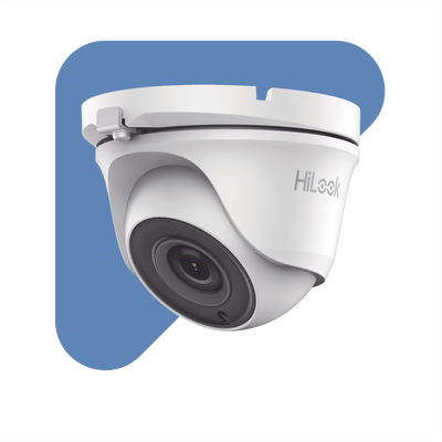 Turret TURBOHD 2 Megapíxeles (1080p) / Lente 2.8 mm / 20 mts IR EXIR / TVI-AHD-CVI-CVBS / IP66 / Metal