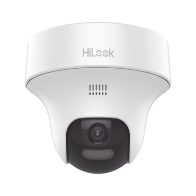 [Audio Bidireccional + Dual Light + ColorVu] Turret PT TURBOHD 2 Megapixel (1080p) / Lente 3.6 mm / 25 mts IR EXIR + 20 mts Luz Blanca / Micrófono y Bocina Integrado / Exterior IP67 / dWDR