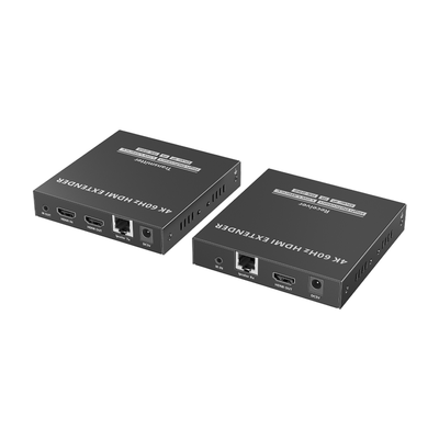 Kit Extensor HDMI para distancias de 150 metros | Transmite el Video y Controla tu DVR vía USB a distancia | Soporta resolución 4K @60Hz | Cat 6, 6a y 7 | Salida Loop en el Tx para visualización local | Soporta control remoto del equi