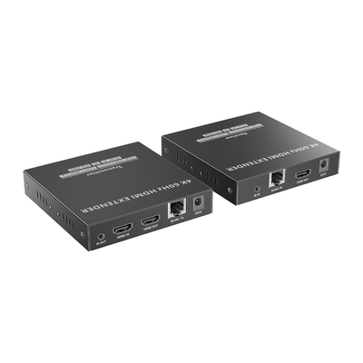 Kit Extensor HDMI para distancias de 150 metros | Transmite el Video y Controla tu DVR vía USB a distancia | Soporta resolución 4K @60Hz | Cat 6, 6a y 7 | Salida Loop en el Tx para visualización local | Soporta control remoto del equi