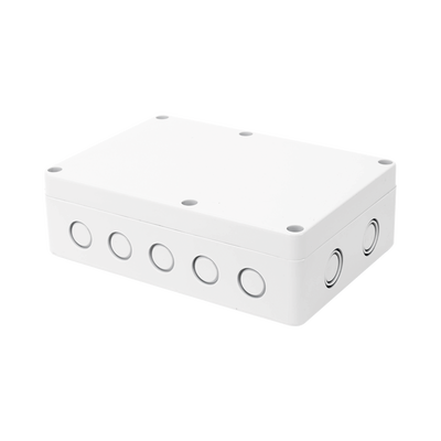 Gabinete Plástico para Exterior (IP65) de 180 x 125 x 57 mm Cierre por Tornillos.