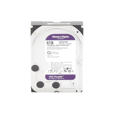 Disco Duro PURPLE de 6TB / 3 AÑOS DE GARANTÍA / Para Videovigilancia