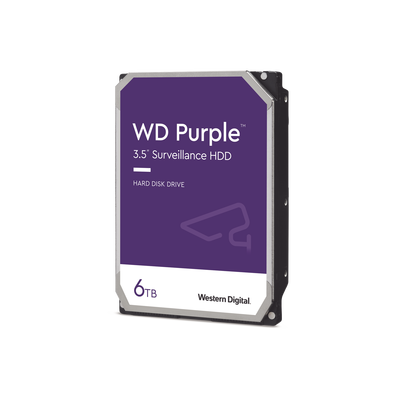 Disco Duro PURPLE de 6TB / 3 AÑOS DE GARANTÍA / Para Videovigilancia