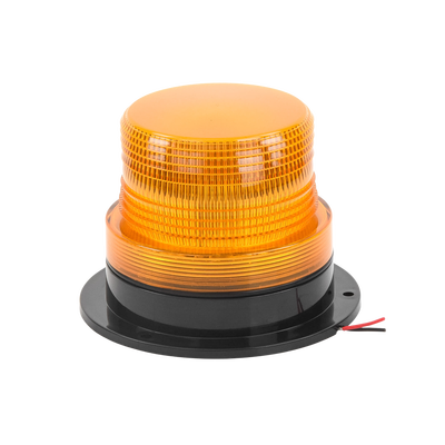 Burbuja brillante  de Larga Vida Útil con 8 LEDs, color ámbar, domo ámbar