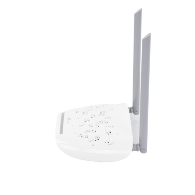 ONU/ONT - GPON Router inalámbrico N 300 Mbps / Frecuencia de 2.4 GHz / 1 puerto GPON SC-APC / 2 puertos LAN (1 GE/ 1 FE) / 1 puerto POTS (FXS) / Soporta AgiNet Config - AgiNet ASC