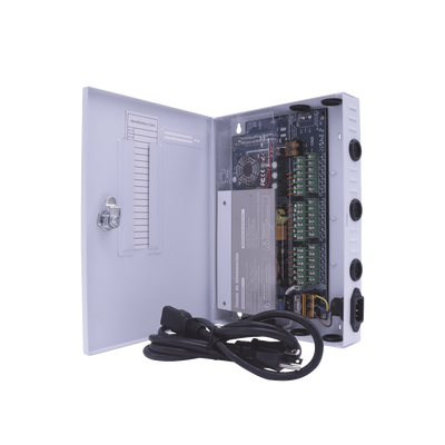 Fuente PREMIUM / 11-15 V / 18 canales / 30 A / Alta tecnología en seguridad / Doble ventilador / Hasta 1.85 Amperes por Salida / Filtro de Ruido por canal / Diseño de alta gama.