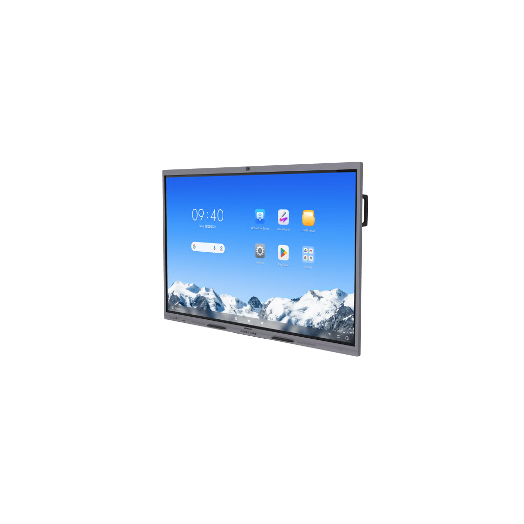 Pantalla Interactiva Touch de 75" Android 13 / Google Suite Preinstalado con Certificación EDLA / Cámara Web 8 MP / Resolución 4K / Bocinas Integradas / Entradas HDMI y VGA / Incluye 2 Lápices para Escribir