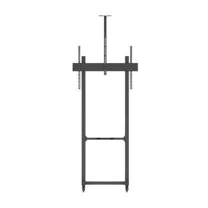 Montaje de Piso Móvil para Pantallas de  65 in a 100 in | vesa 100 x 100 hasta 1000 x 600 | carga maxima soportada 120kg| Fabricado en aluminio y acero