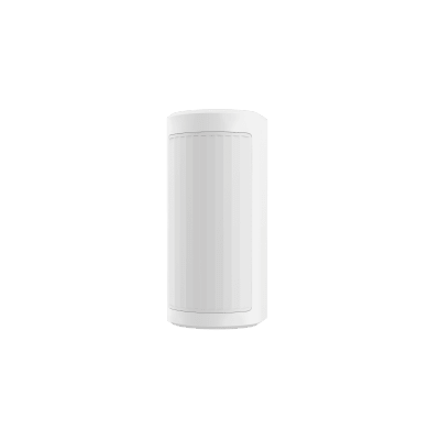 Detector PIR Doble Exterior IP65 / Rango de Detección 18 mts de Profundidad Colocado a 2.7 mts de Altura / Ángulo de Cobertura de 90° / Inmunidad a Mascotas 24 Kg