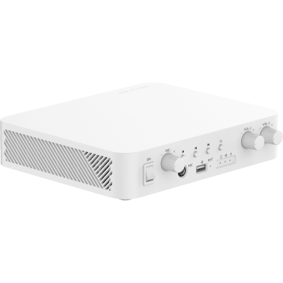 Amplificador | Compatible con Spotify | Bluetooth | 2 Canales | 40 W por Canal | Salida 4-8 Ω x 2 | 100V COM x 2 | Una Zona |  Musica Ambiental