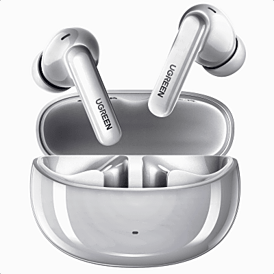 Auriculares Inalámbricos HiTune T3 Pro con Cancelación Activa de Ruido / Bluetooth 5.4 / Autonomía 30 Horas con Estuche / USB-C / Carga Rápida / AAC-SBC