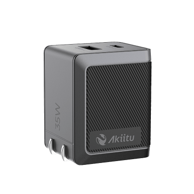 Cargador PRO USB-A / USB-C a C / Tecnología GaN (Nitruro de Galio / Fast-Charging / Potencia 60W / Velocidad Transferencia 480 Mbps / Material Silicona No Tóxica / Conector Aluminio Anodizado