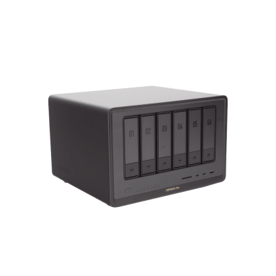 NAS UGREEN NASync DXP6800 Pro / Intel Core i5-1215U 10 Núcleos / 6 Bahías SATA + 2 M.2 NVMe / 2 Puertos Thunderbolt 4 / 2 Puertos 10GbE / 8K HDMI / PCIe 4.0 x4 / DDR5 Hasta 64GB / Compatibilidad Multiplataforma