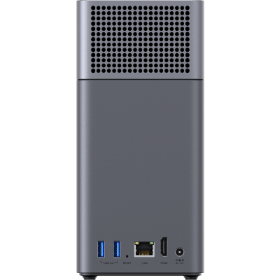 NAS UGREEN NASync DH2300 / Procesador RK3576 / 4GB u 8GB RAM / 32GB eMMC / 2 Bahías SATA / JBOD-Basic-RAID 0-RAID 1 / Puerto HDMI 4K / 1 GbE / USB 3.2 Gen 1 Type-C / Detección NFC