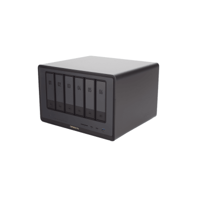 NAS UGREEN NASync DXP6800 Pro / Intel Core i5-1215U 10 Núcleos / 6 Bahías SATA + 2 M.2 NVMe / 2 Puertos Thunderbolt 4 / 2 Puertos 10GbE / 8K HDMI / PCIe 4.0 x4 / DDR5 Hasta 64GB / Compatibilidad Multiplataforma