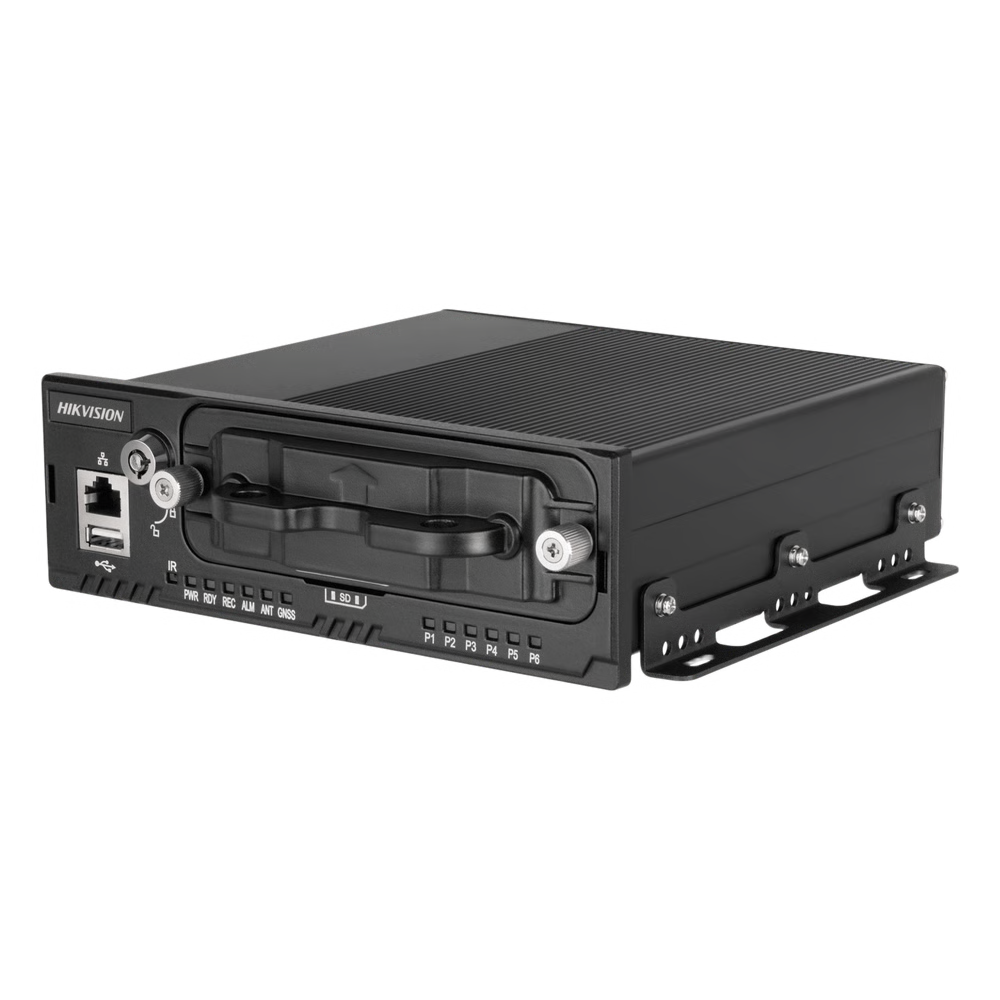 NVR Móvil de 8 Canales de 2 Megapixel / 4 Puertos PoE / 2 Bahías de Disco Duro / Incluye Modulo GPS