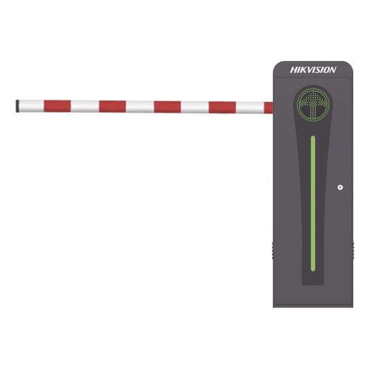 Barrera Vehicular con Brazo Abatible por Colisión 4 mts INCLUIDO / Izquierda / Alto Desempeño / Brushless / Semáforo Rojo-Verde en Gabinete / Incluye 2 Controles Remotos