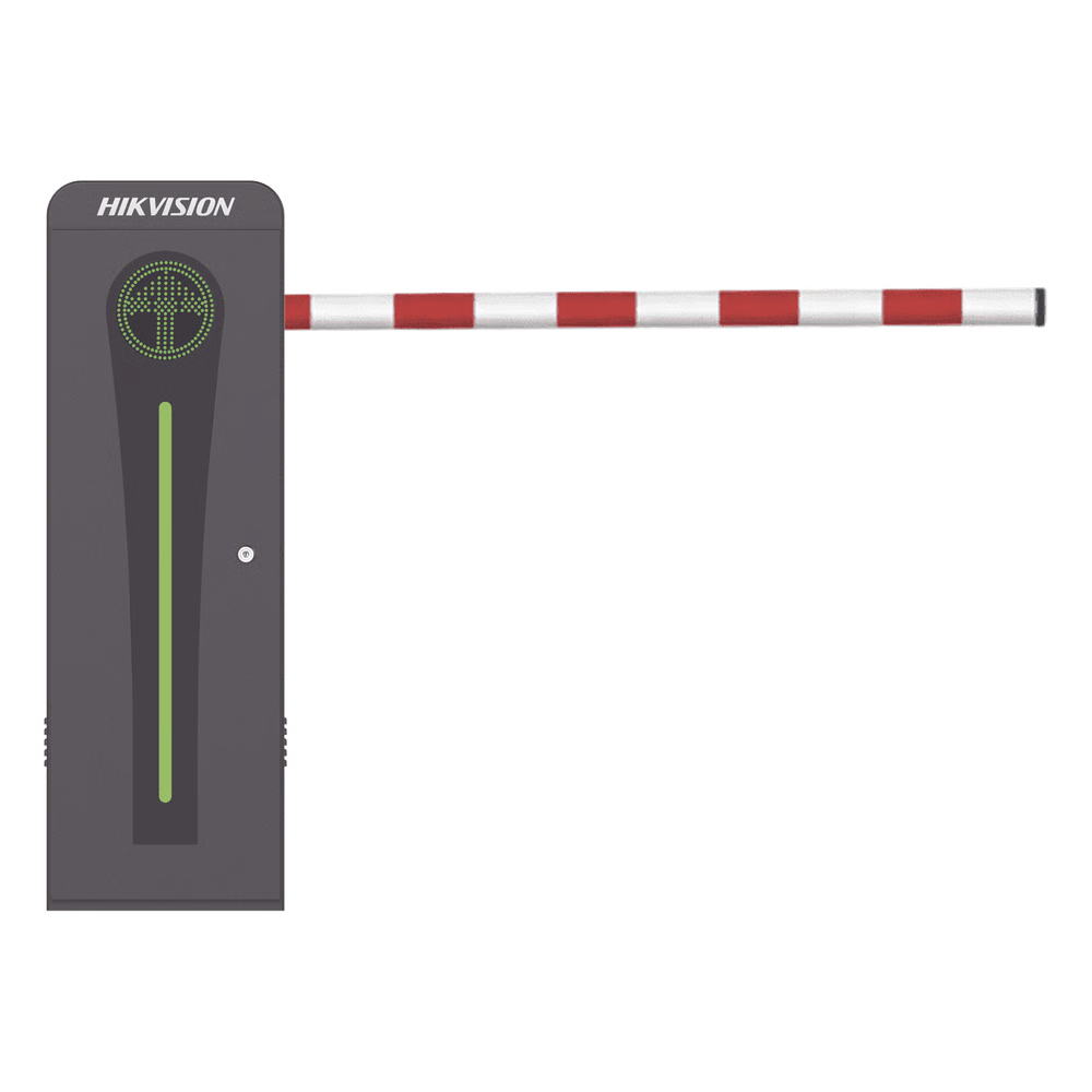 Barrera Vehicular con Brazo Abatible por Colisión 4 mts INCLUIDO / Derecha / Alto Desempeño / Brushless / Semáforo Rojo-Verde en Gabinete / Incluye 2 Controles Remotos