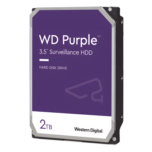 Disco Duro PURPLE de 2TB / 3 AÑOS DE GARANTÍA / Para Videovigilancia