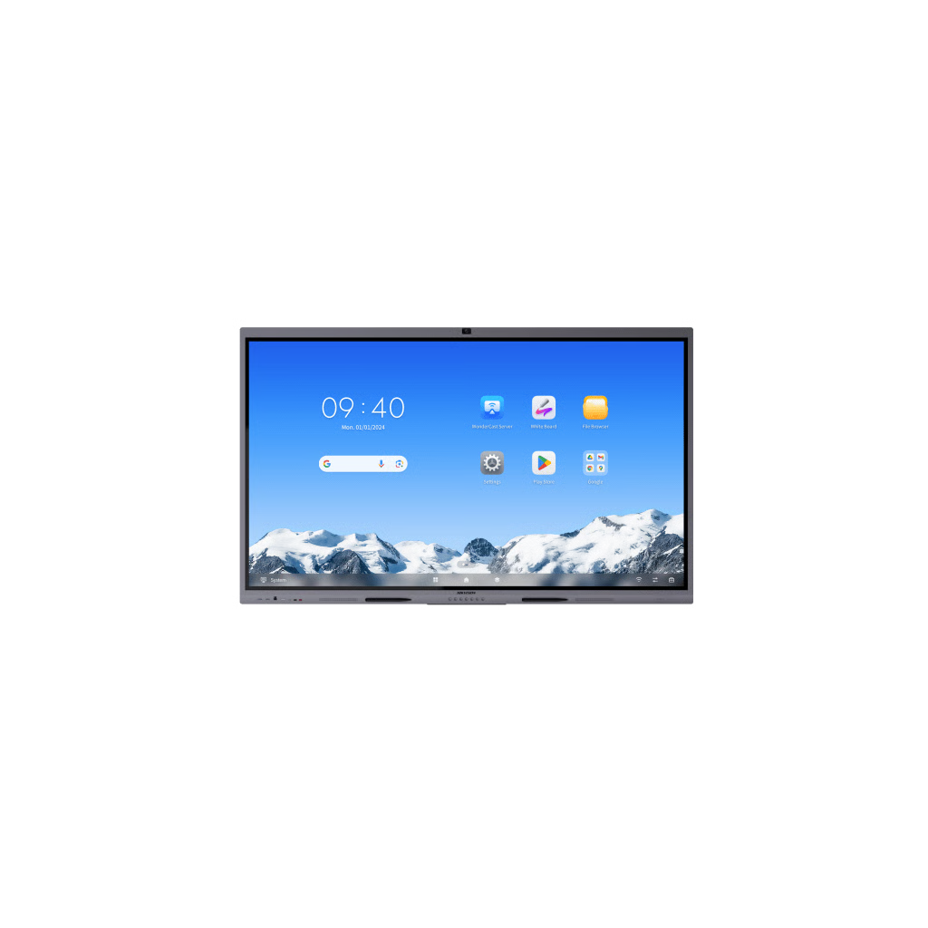 Pantalla Interactiva Touch de 75" Android 13 / Google Suite Preinstalado con Certificación EDLA / Cámara Web 8 MP / Resolución 4K / Bocinas Integradas / Entradas HDMI y VGA / Incluye 2 Lápices para Escribir