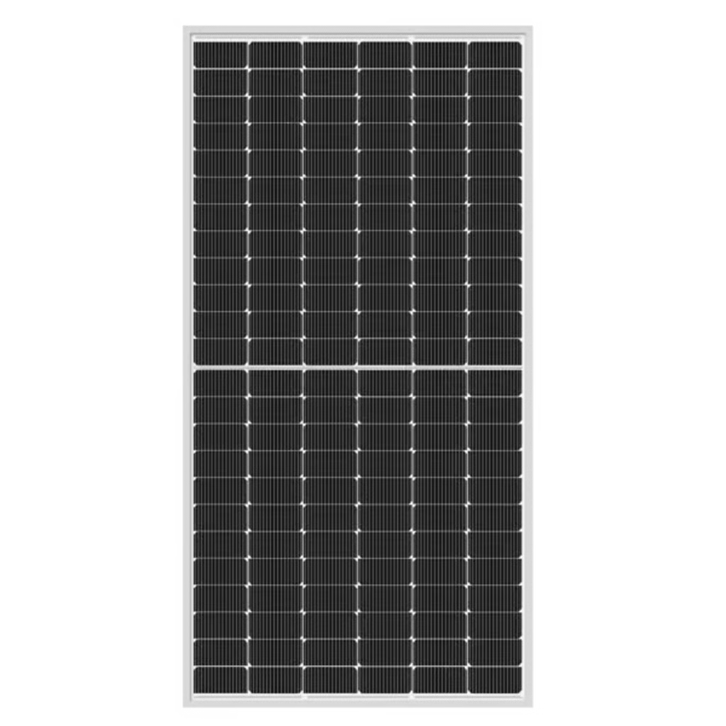 Módulo Solar Doble Vidrio bifacia FULL BLACKl / 620 W / 49.75  Vcc , Monocristalino, 132 cel  de 182 x 210 MM . TOPCON