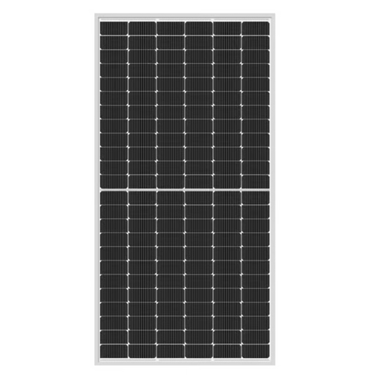 Módulo Solar Doble Vidrio bifacia FULL BLACKl / 620 W / 49.75  Vcc , Monocristalino, 132 cel  de 182 x 210 MM . TOPCON