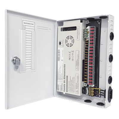 Fuente de Alimentación / 18 Canales / 20 A / 11-15 VCC / 250 W / Filtro de Ruido por Canal / Doble Ventilador