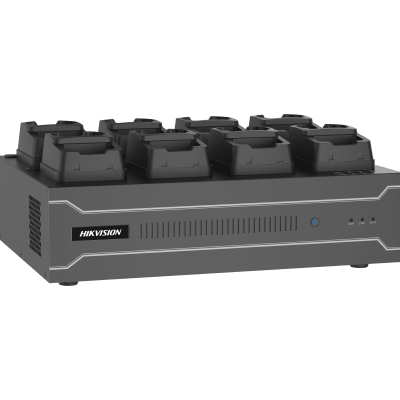 Dock Station de Escritorio con 8 Puertos / Colector de Datos de Cámaras Corporales / 1000 M Doble Interfaz de Red / Carga y Respaldo Automático / Prevención de Pérdida de Datos / Cobertura Cíclica / Reproducción d