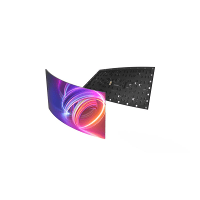 Modulo LED Flexible (Curvo) Pitch 1.8 mm / Encapsulado GOB / 320 x 160 mm / Resolución 172 x 86 / SMD / Protección IP30
