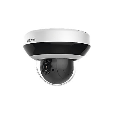 Mini Domo PTZ IP 2 Megapixel / 4X Zoom / H.265+ / 20 mts IR EXIR / WDR 120dB / PoE / IK10 / Exterior IP66 / Ultra Baja Iluminación / Micrófono Integrado / PoE