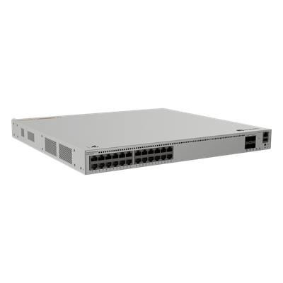 Switch Administrable Capa 3 / 24 Puertos Gigabit PoE++ / 4 Puertos SFP+ 10 Gbps / PoE Budget 2,268 W / iStack / Gestión en Nube Gratuita