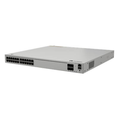 Switch Administrable Capa 3 / 24 Puertos Gigabit PoE++ / 4 Puertos SFP+ 10 Gbps / PoE Budget 2,268 W / iStack / Gestión en Nube Gratuita