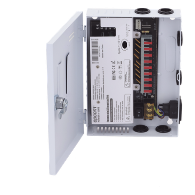 Fuente de Alimentación Profesional / 9 Canales / 16 A Total / 11-15 VCC Ajustable / 200 W / Filtro de Ruido por Canal