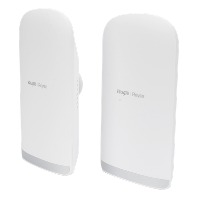 Kit Punto a Punto / Wi-Fi 5 867 Mbps / 5 GHz / Alcance 5 km (16,404 ft) / Antena 16 dBi / 3 Puertos Gigabit / IP55 / Administración Cloud