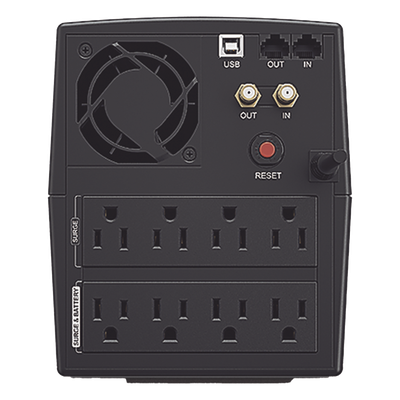 UPS Línea Interactiva / 1500 VA / 900 W / AVR 86-148 Vca / 8 Salidas NEMA 5-15R / Supresión 245 J / LCD