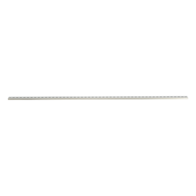 Riel DIN Estándar / 35 mm / 25 cm (9.84 ft) de Longitud / Acero Cromado Zinc / Ranura Central / Paquete de 4
