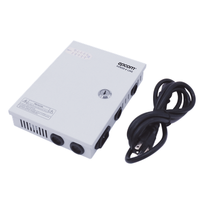 Fuente de Alimentación Profesional / 9 Canales / 16 A Total / 11-15 VCC Ajustable / 200 W / Filtro de Ruido por Canal
