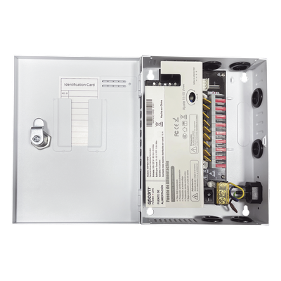 Fuente de Alimentación Profesional / 9 Canales / 16 A Total / 11-15 VCC Ajustable / 200 W / Filtro de Ruido por Canal