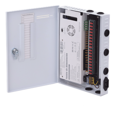 Fuente de Alimentación / 18 Canales / 20 A / 11-15 VCC / 250 W / Filtro de Ruido por Canal / Doble Ventilador