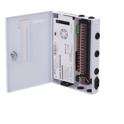 Fuente de Poder CCTV / 18 Canales / 30 A / 11-15 VCC / 350 W / Filtro de Ruido por Canal