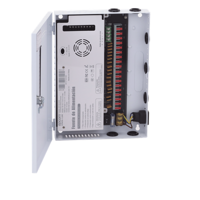 Fuente de Alimentación / 18 Canales / 20 A / 11-15 VCC / 250 W / Filtro de Ruido por Canal / Doble Ventilador