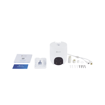 Camara PT WiFi / 2 Megapixel /  Cobertura 360° / Detección humana / Seguimiento Inteligente / Sirena / Luz Parpadeante / Colores en Oscuridad / Micro SD / Audio de Dos Vías / Exterior Con Protección